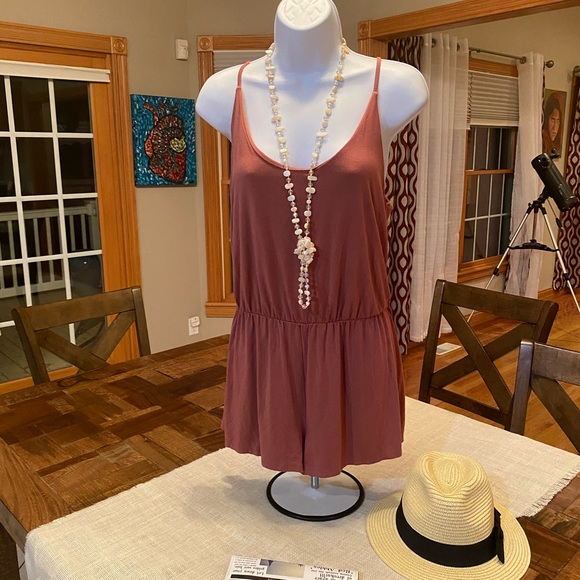 Forever 21 Pants - Forever 21 mauve romper